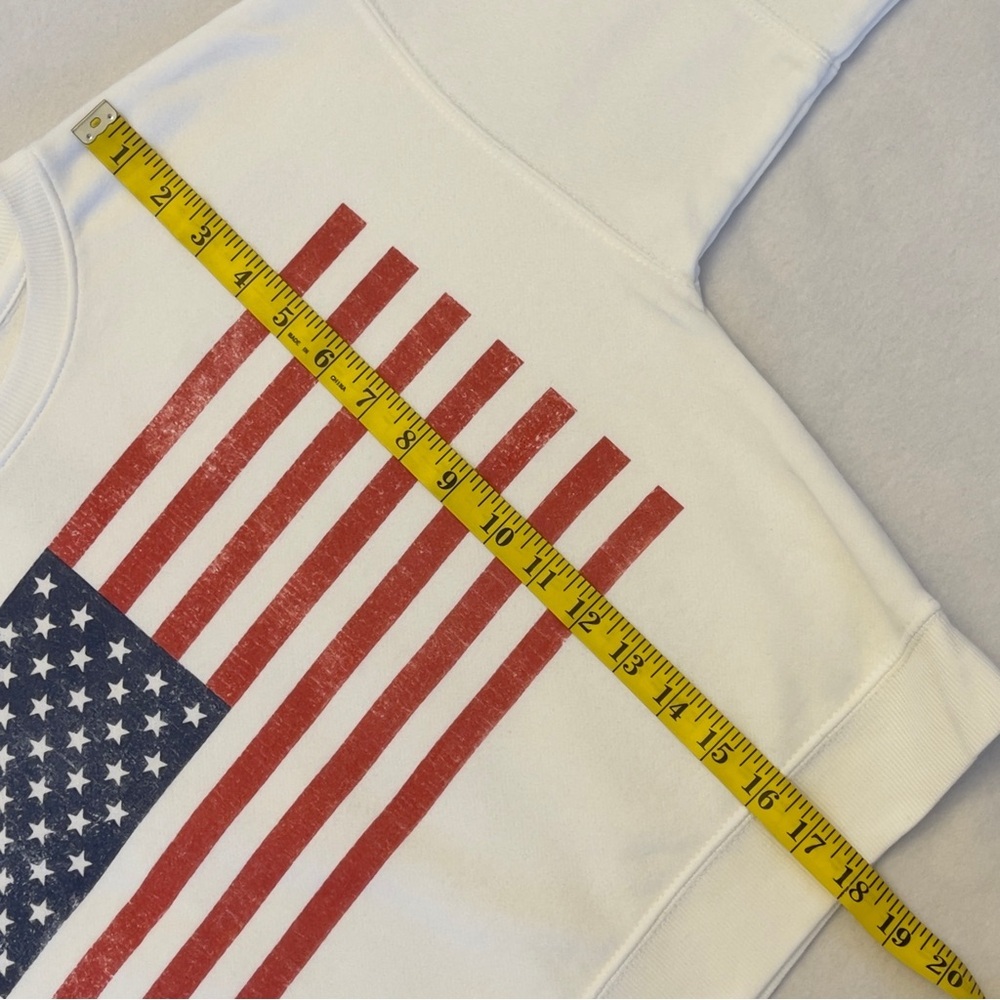 Youth American Flag Sweatshirt L 10/12 Patriotic by Art Class - Picture 7 of 8